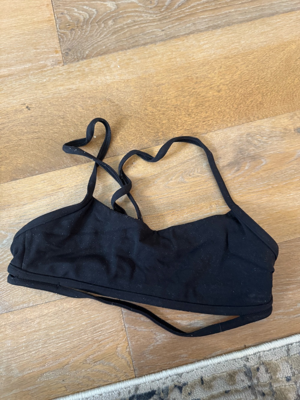 Lululemon Black Strappy Sports Bra